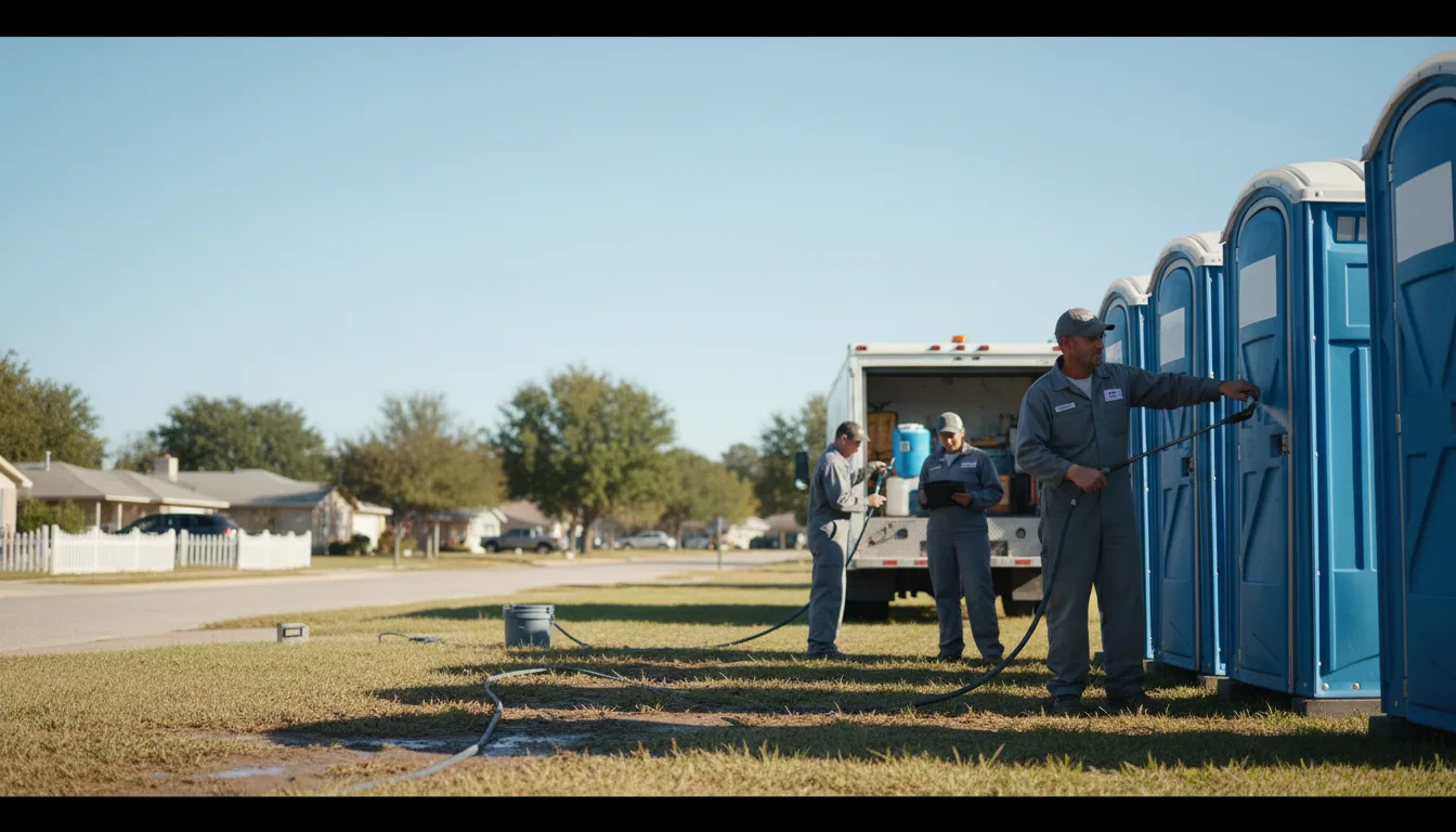Long-Term Portable Toilet Rental in Elyria, OH near me